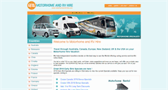 Desktop Screenshot of motorhomeandrvhire.com